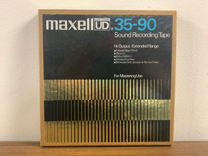 MAXELL 7 inch Plastic Reel UD 39-90 Recording Tape * Used