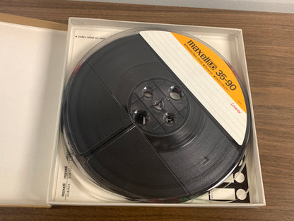 MAXELL 7 inch Plastic Reel UD 39-90 Recording Tape * Used