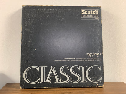 Scotch 10 inch Metal Reel Scotch Classic Recording Tape * Used