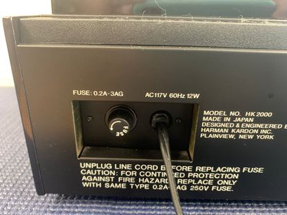 Harman Kardon HK2000 Single Cassette Deck * New Belts