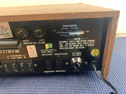 Pioneer SX-424 Stereo Receiver * 1972