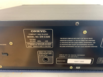 Onkyo DX-C320 CD Carousel * 6 Discs *