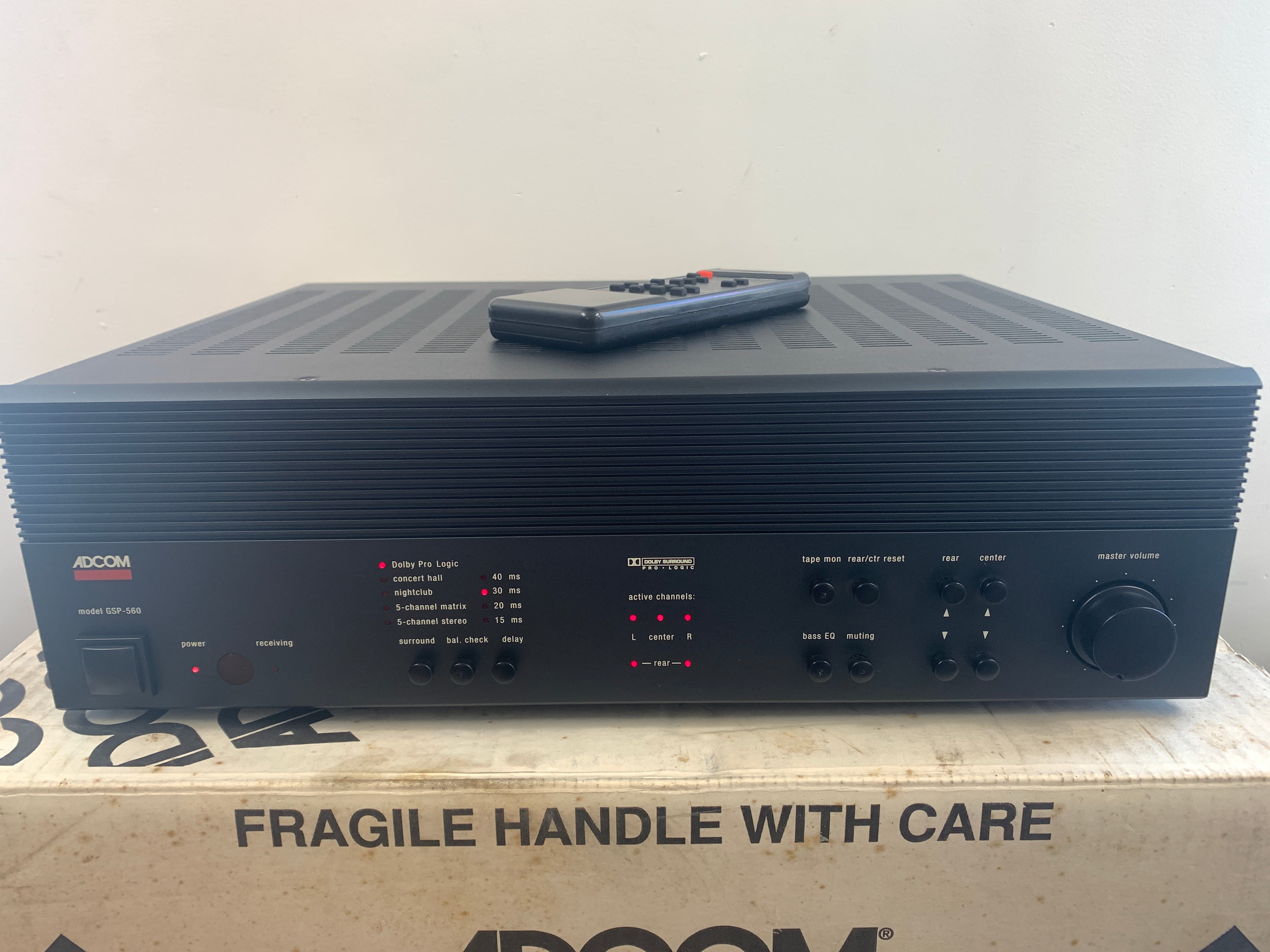 Adcom GSP-560 Sourround Processor * Box * Remote