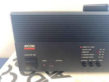 Adcom GSP-560 Sourround Processor * Box * Remote