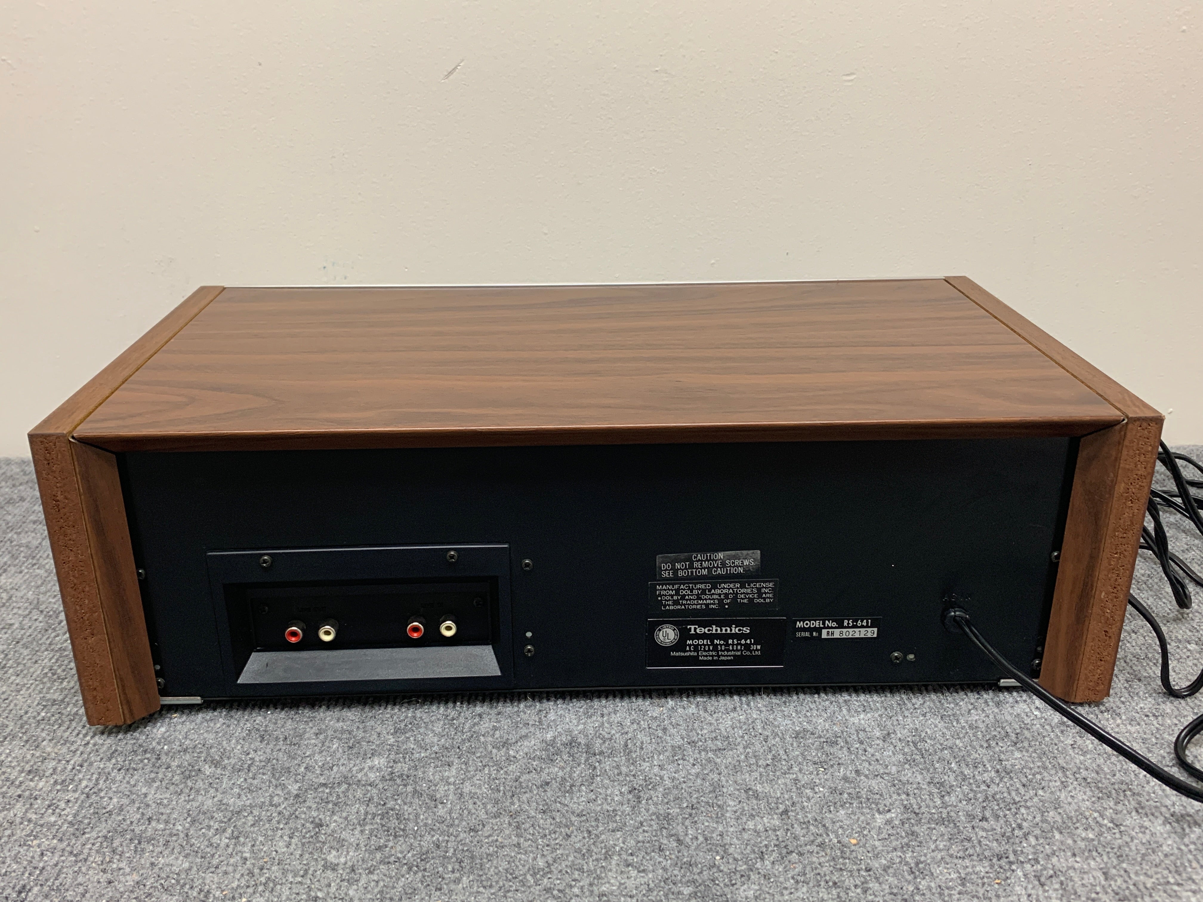 Technics RS-641 Single Cassette Deck - 1978 - – The Technics RS-641 Single Cassette Deck - 1978 - – The