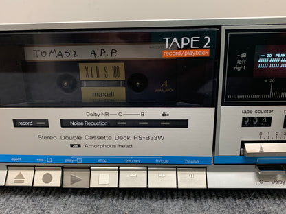 Technics RS-B33W Double Cassette Deck