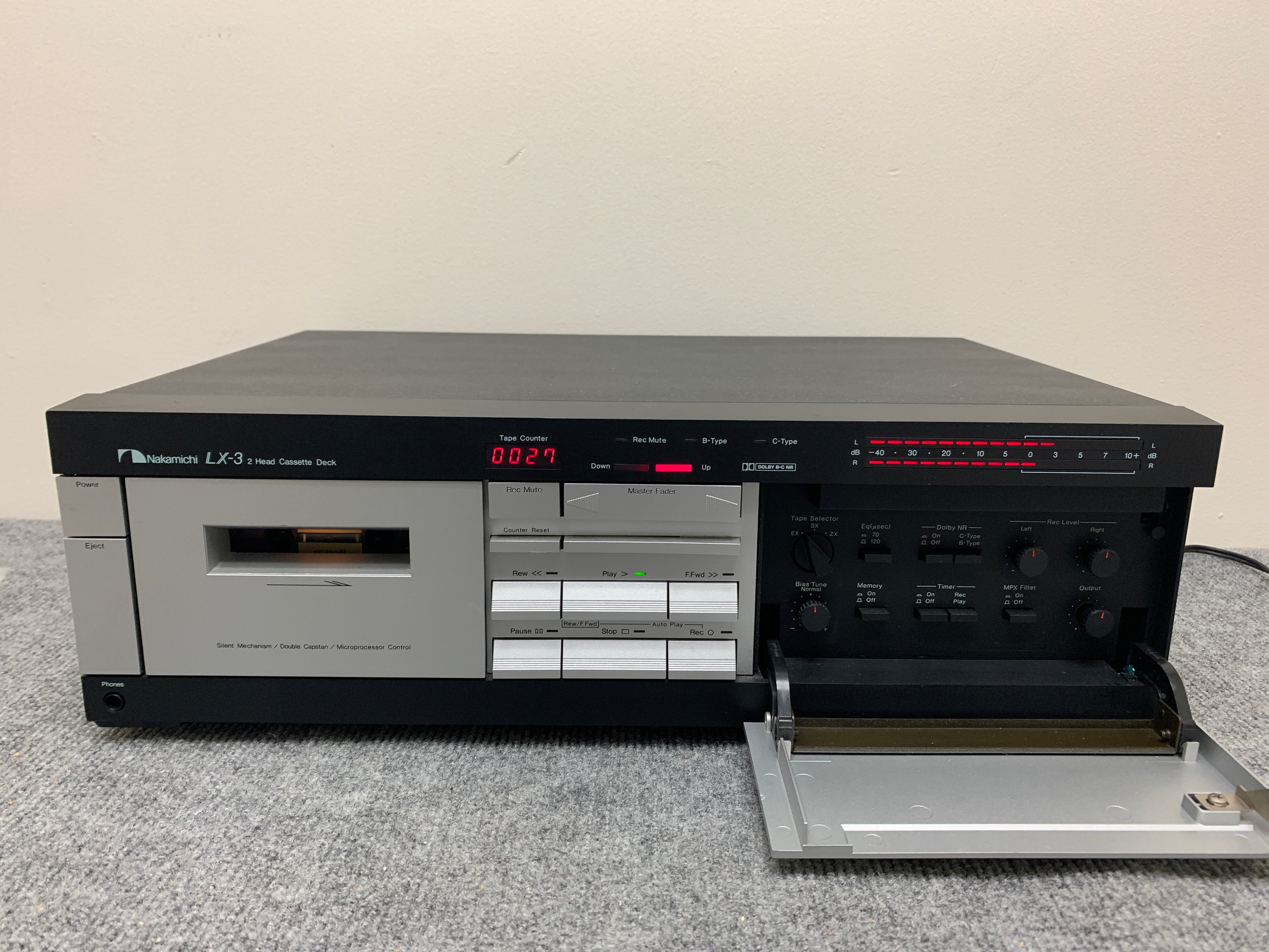 Nakamichi LX-3 Single Cassette Deck – The Turntable Store