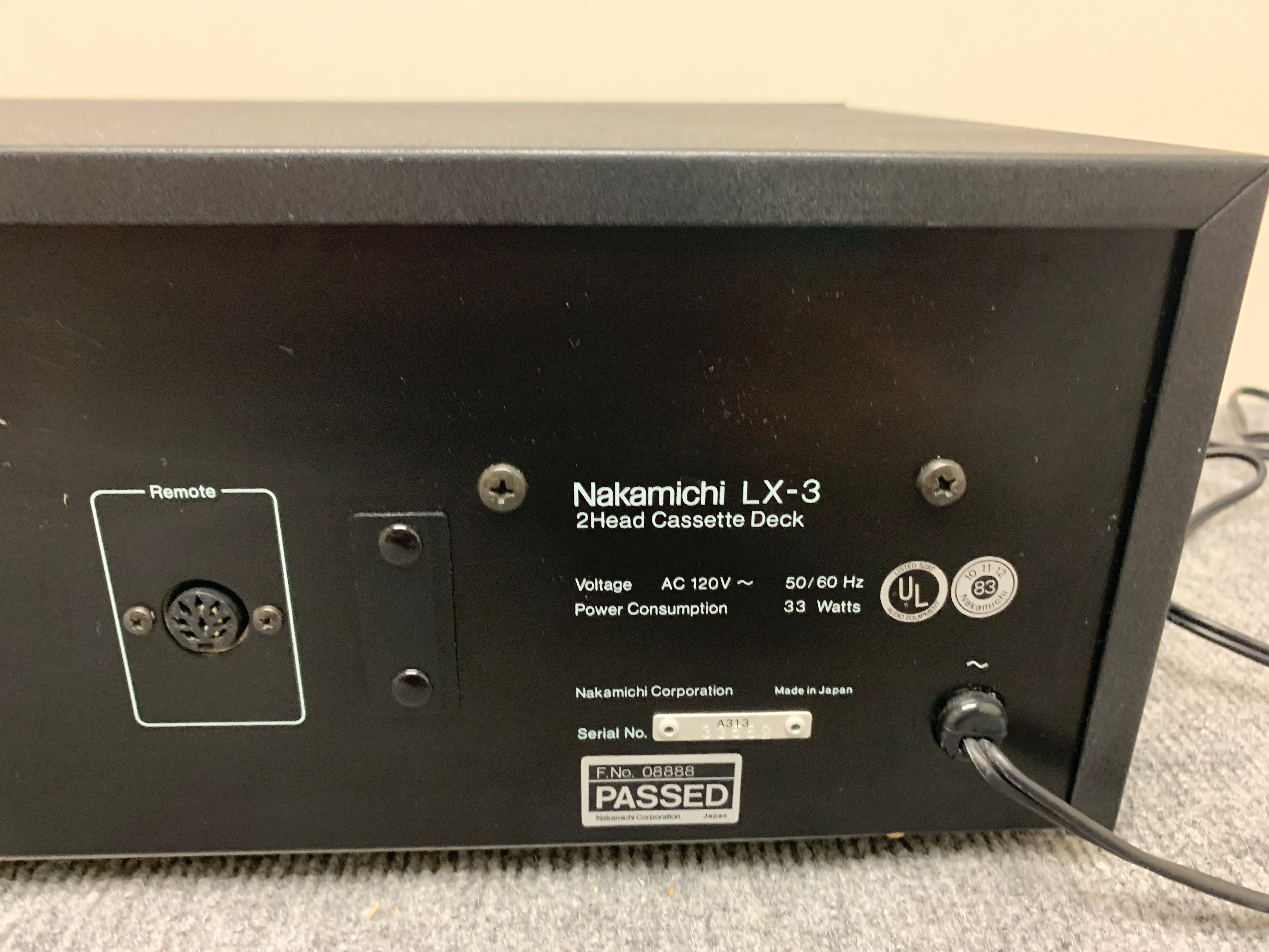 ナカミチ　 Nakamichi LX-3 オールドナカミチ カセットデッキ ナカミチ Nakamichi LX-3 オールドナカミチ カセットデッキ Nakamichi