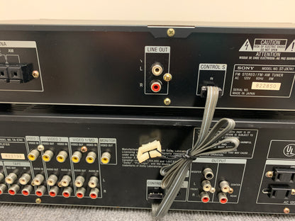Sony TA-E741 Preamplifier & St-JX741 Tuner
