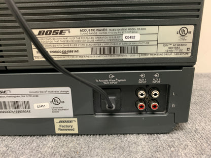 Bose CD-3000 Acoustic Wave CD/Radio & Acoustic Wave CD Changer - Remotes