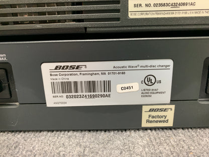 Bose CD-3000 Acoustic Wave CD/Radio & Acoustic Wave CD Changer - Remotes