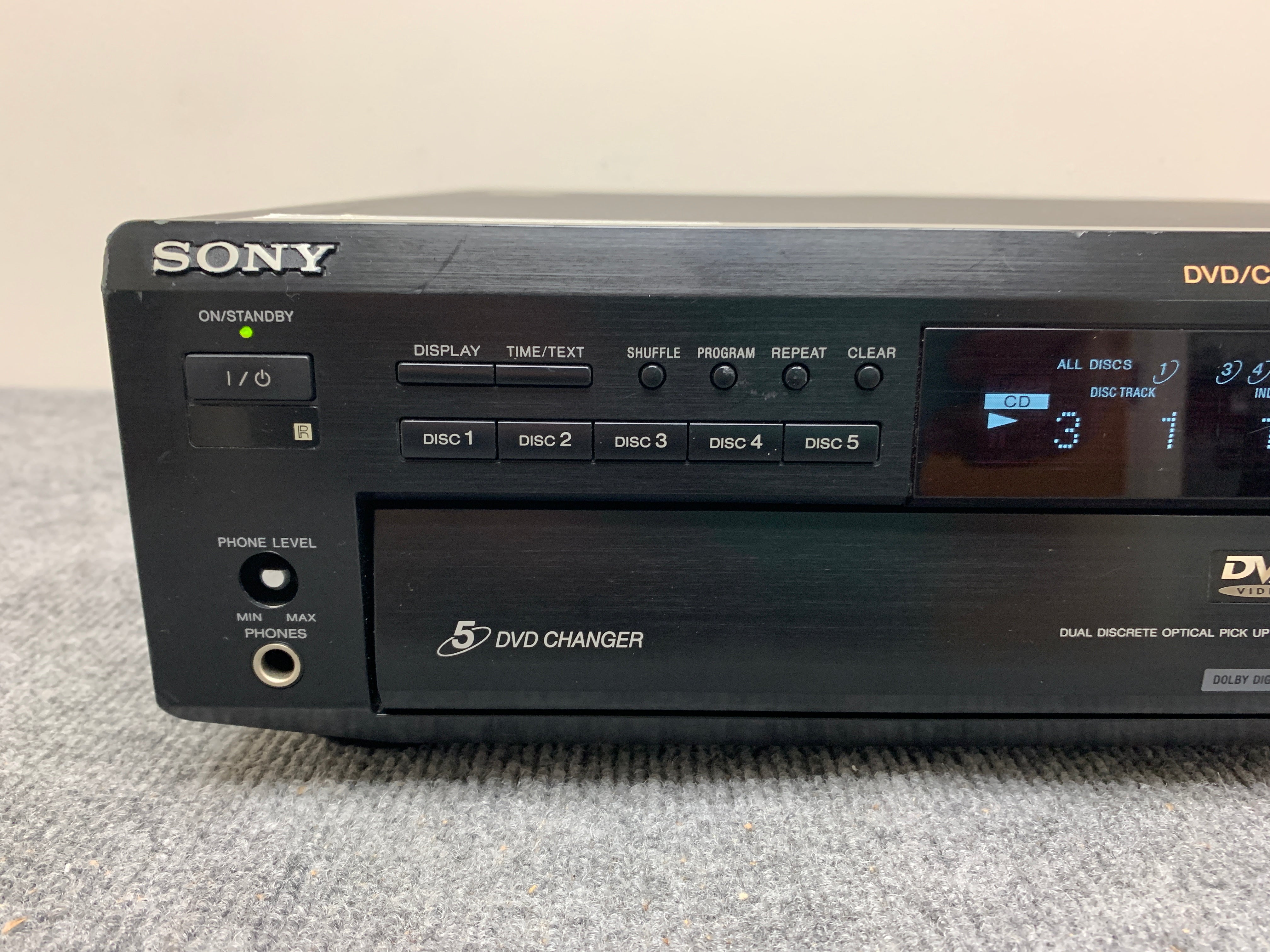 Sony DVP-C600D CD/DVD Carousel - 5 Discs – The Turntable Store