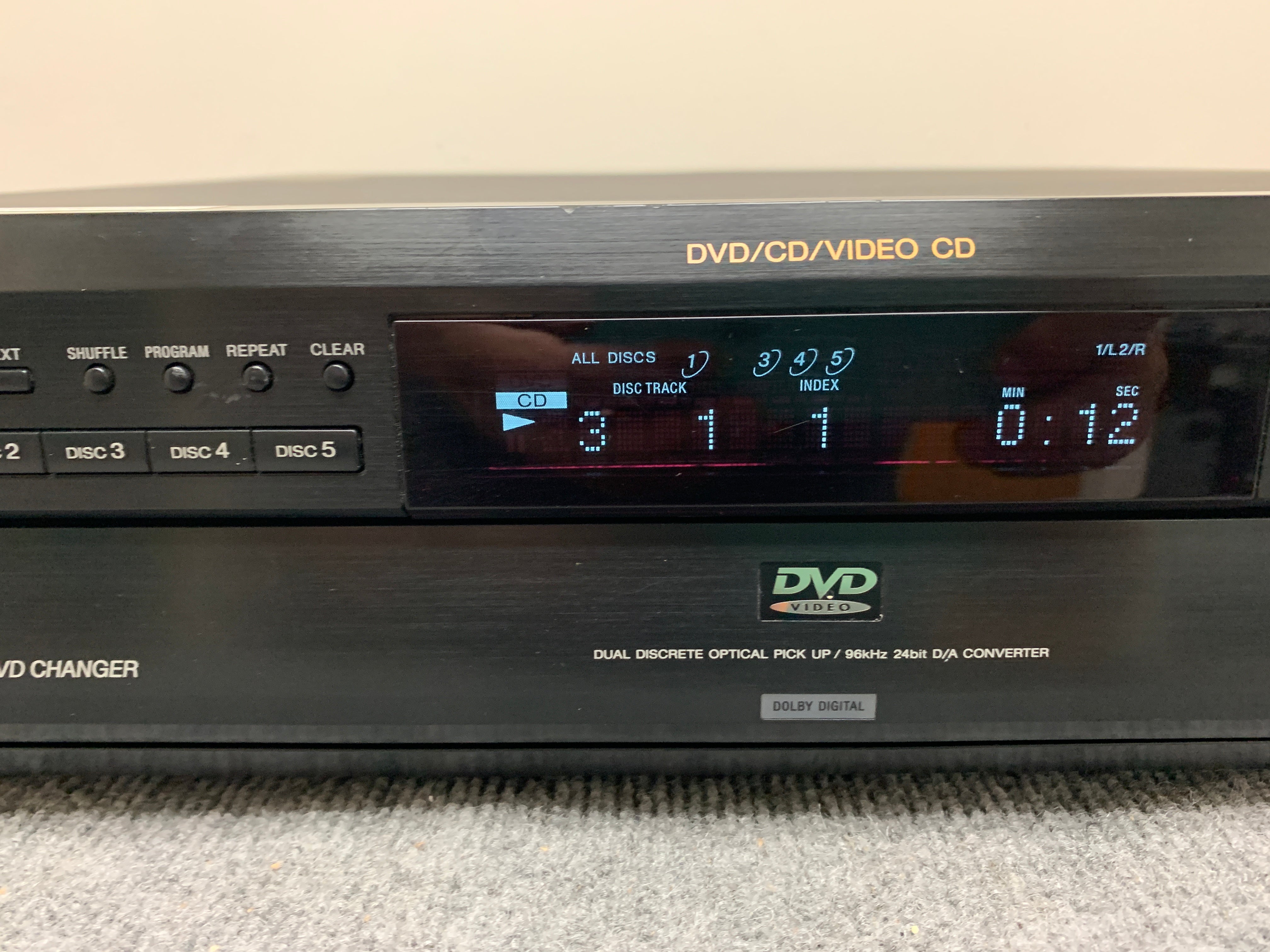 Sony DVP-C600D CD/DVD Carousel - 5 Discs – The Turntable Store