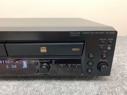 Sony RDC-W500C Cd Changer and CD Recorder - New Belts