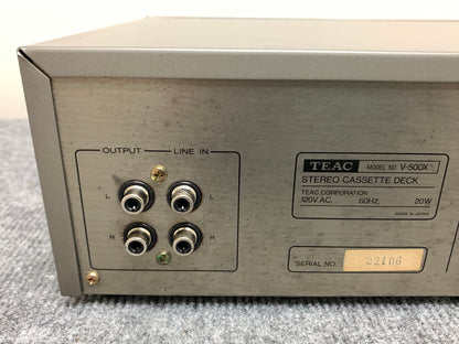 Teac V500X Single Cassette Deck - DBX