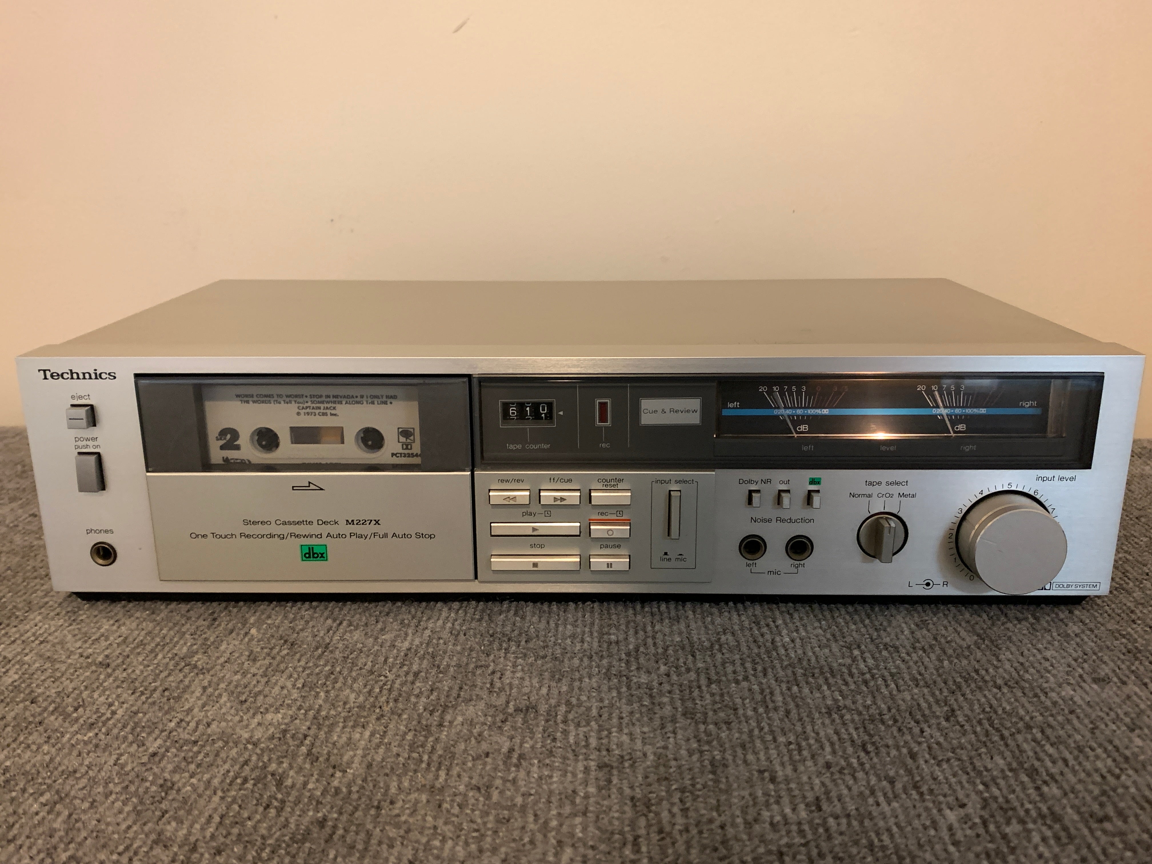 【激レア】ナショナルRS-750　ステレオ　TRACK STEREOPHONIC Technics M227X Single Cassette Deck – The Turntable Store