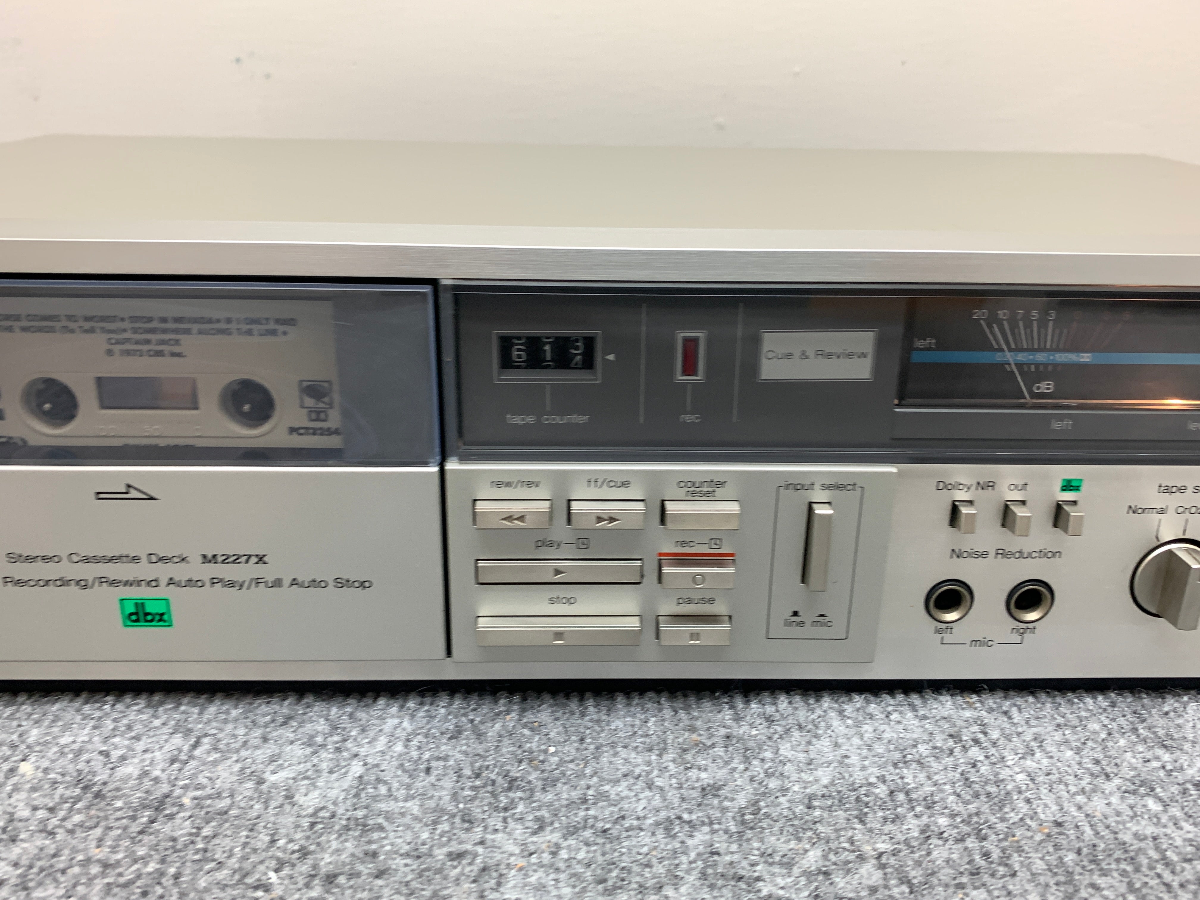 Technics M227X Single Cassette Deck – The Turntable Store