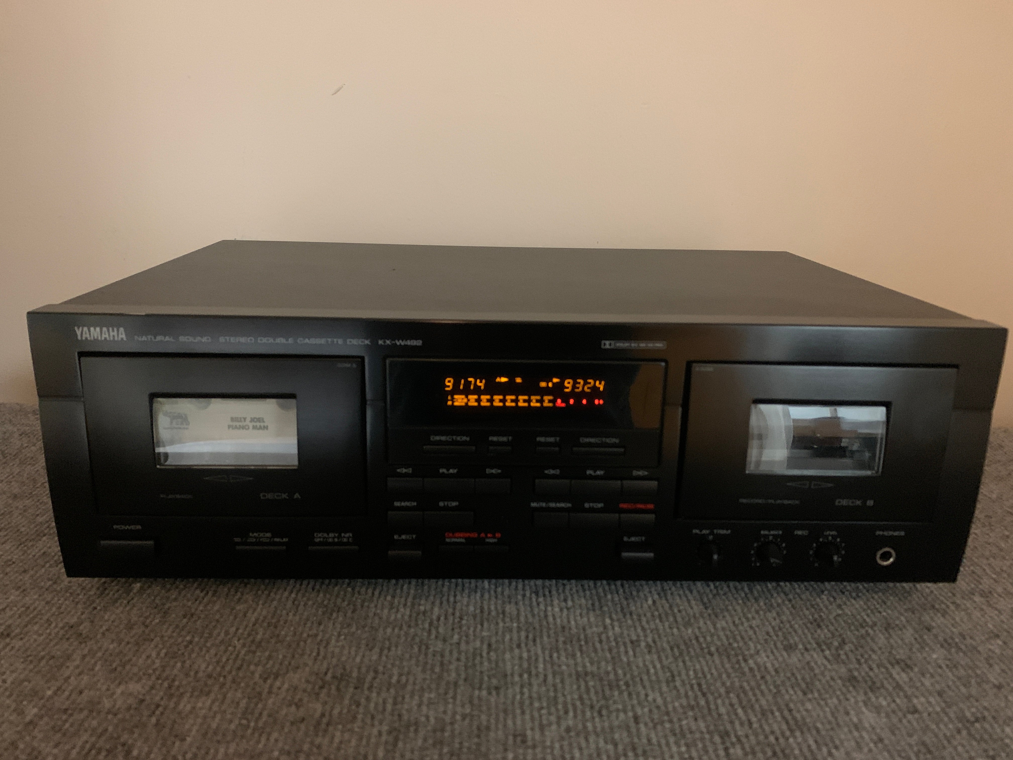 Yamaha KX-W492 Auto Reverse Double Cassette Deck (1996-97) – The