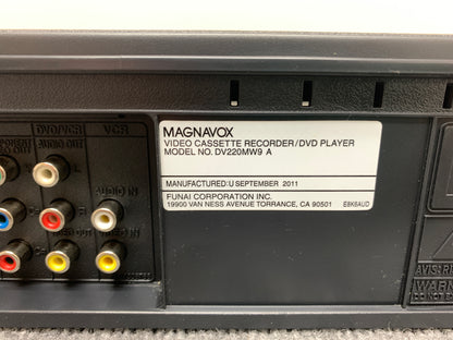 Magnavox DV220MW9 VHS & DVD Combo Player