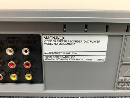Magnavox DV225MG9 Hi-Fi VHS and DVD Combo