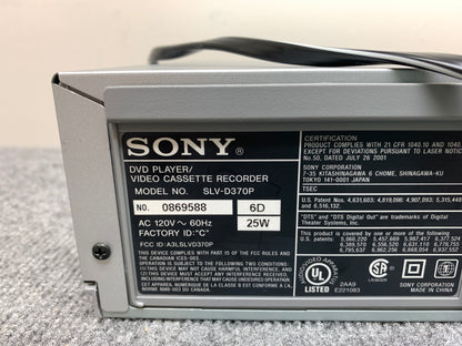 Sony SLV-D370P VHS/DVD Combo Player