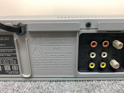 Sony SLV-D370P VHS/DVD Combo Player