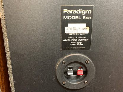 Paradigm 5se Speakers