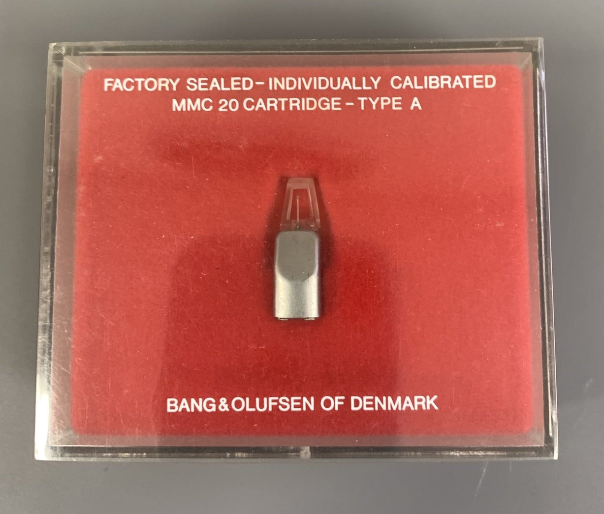 Bang & Olufsen MMC 20 Type A Cartridge *original box & Very Few Hours