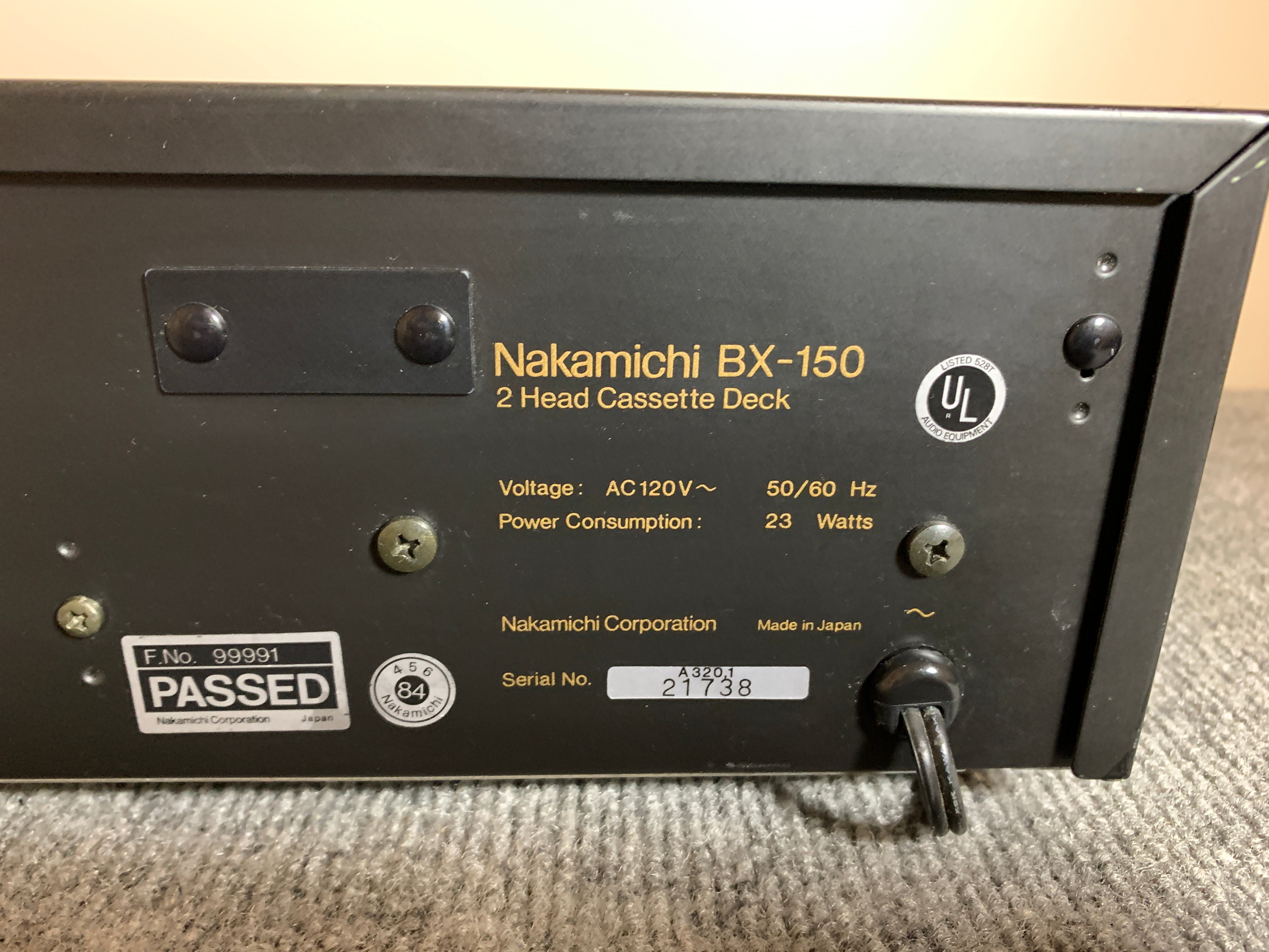 Nakamichi BX-150 Single Cassette Deck – The Turntable Store Nakamichi BX-150 Single Cassette Deck – The Turntable Store