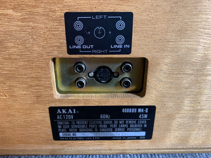 Akai 4000DS MKII Reel to Reel Tape Recorder