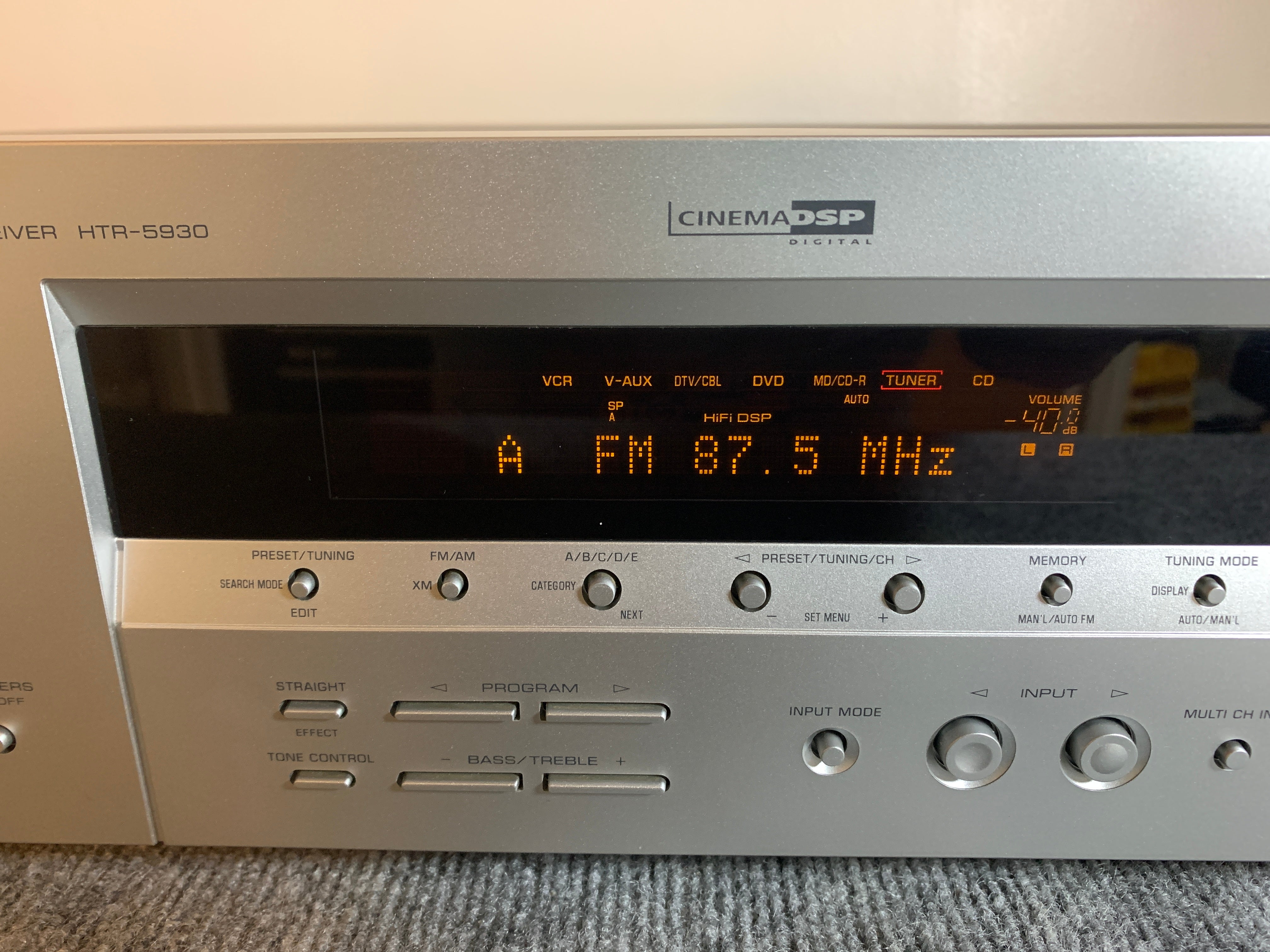 Yamaha HTR-5930 Stereo Receiver – The Turntable Store