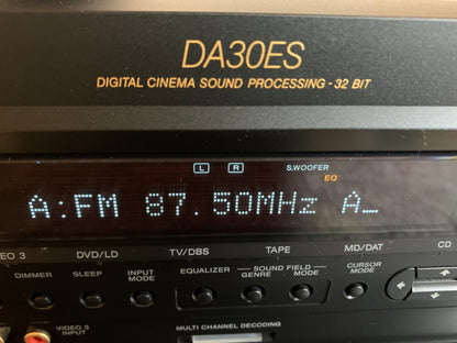 Sony STR-DA30ES  Audio Video Receiver (1998) * Remote Control