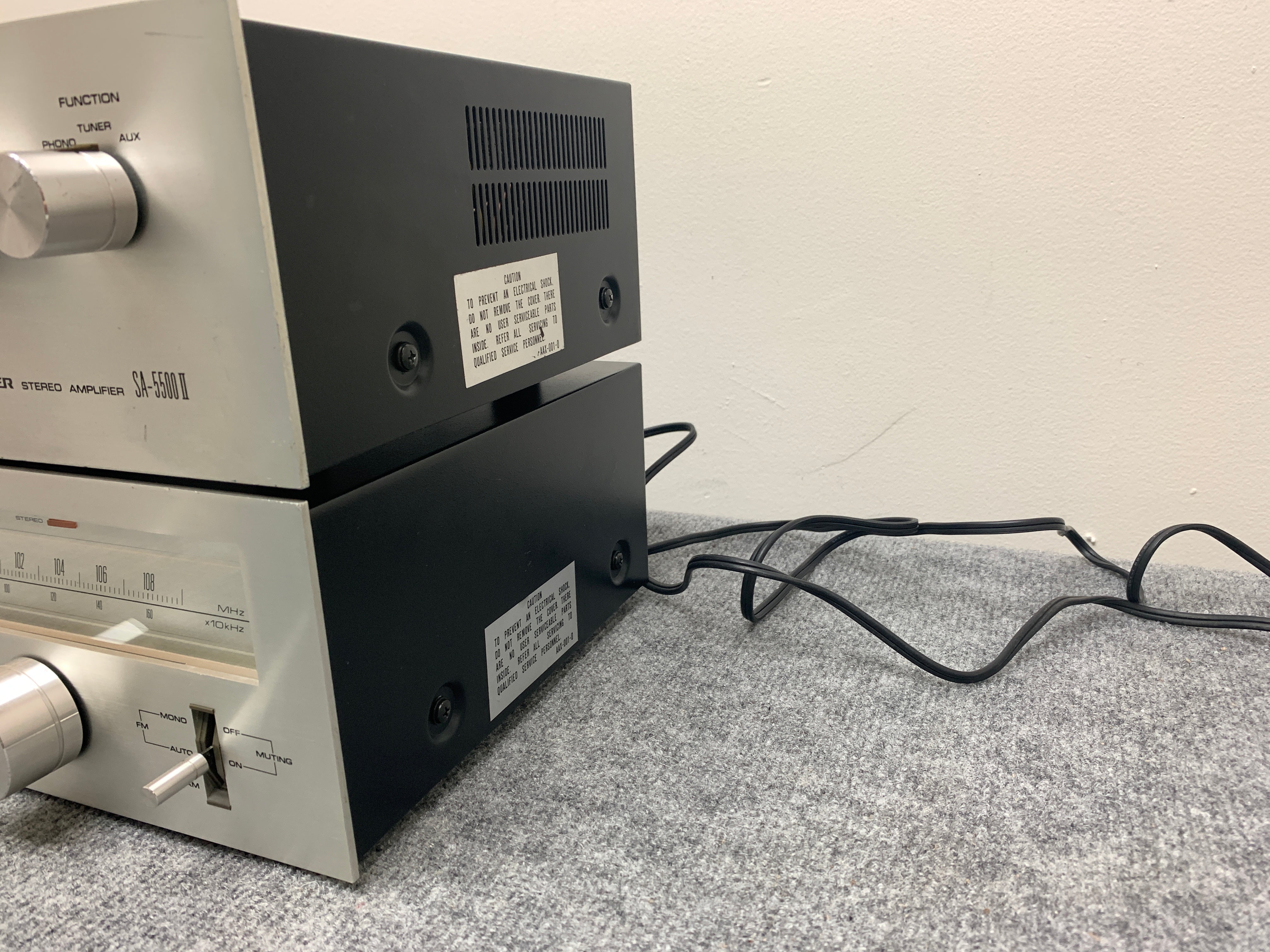 Technics SA-5500 ラジオチューナー Technics SA-5500 Specifications Technics