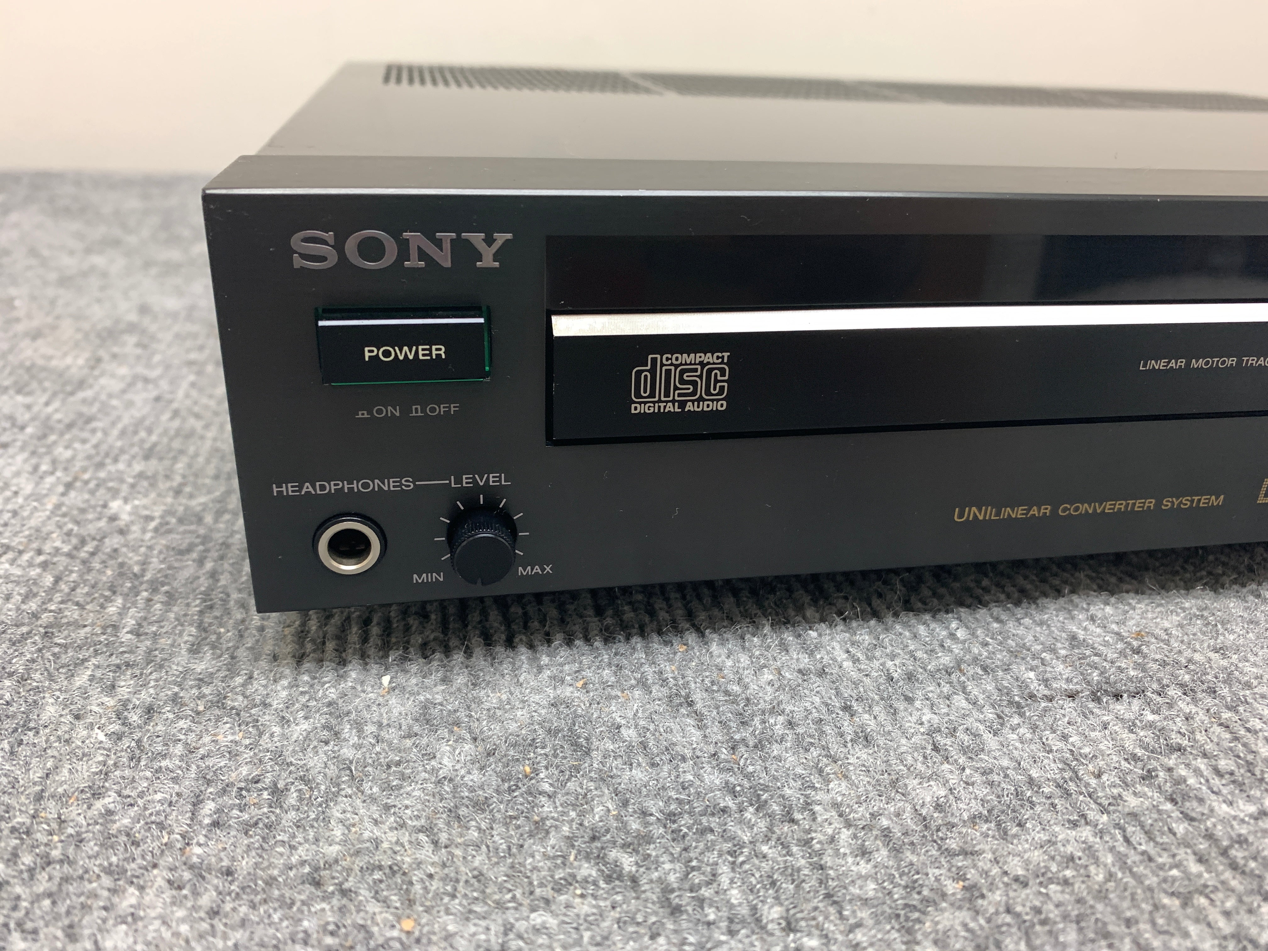 Sony CDP-520ES Single CD Player * 1985 * – The Turntable Store