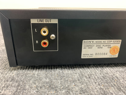 Sony CDP-520ES Single CD Player * 1985 *