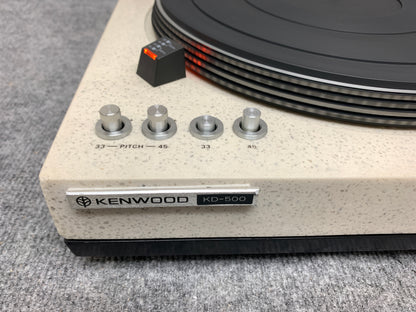 Kenwood KD-500 Turntable * AR Acoustic Research Tonearm * Shure M44 Cartridge * NEW Signal Cable