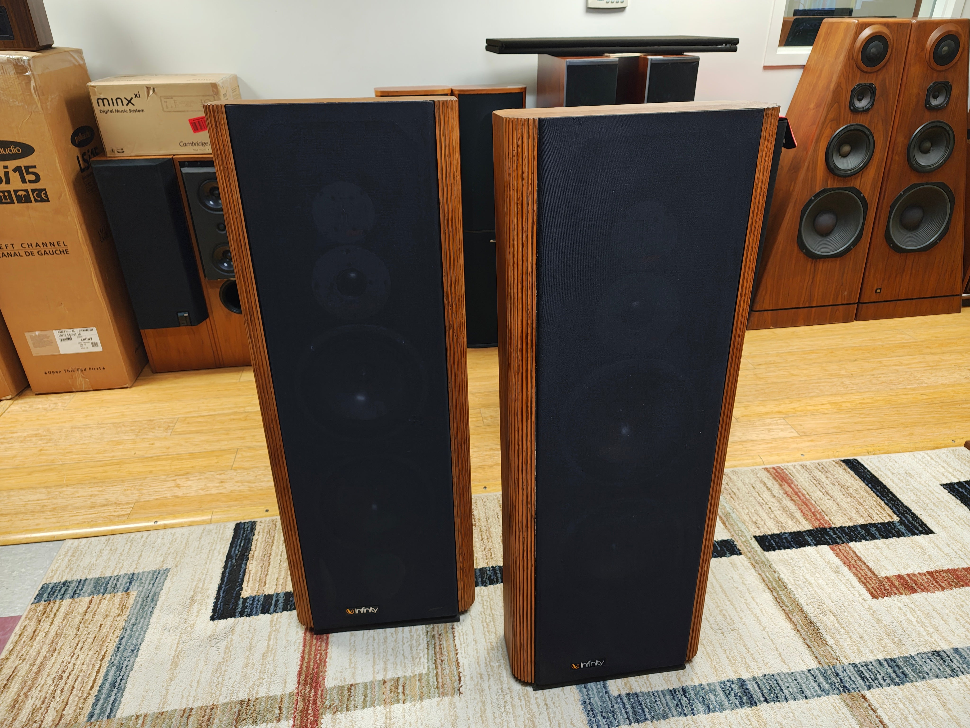 Infinity RS-IIIa Floor Standing Speakers * New Foams *
