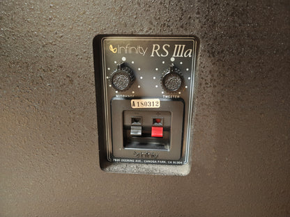 Infinity RS-IIIa Floor Standing Speakers * New Foams *