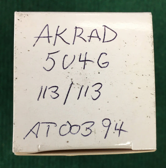Akrad 5U4G Tube * Tested 113/113