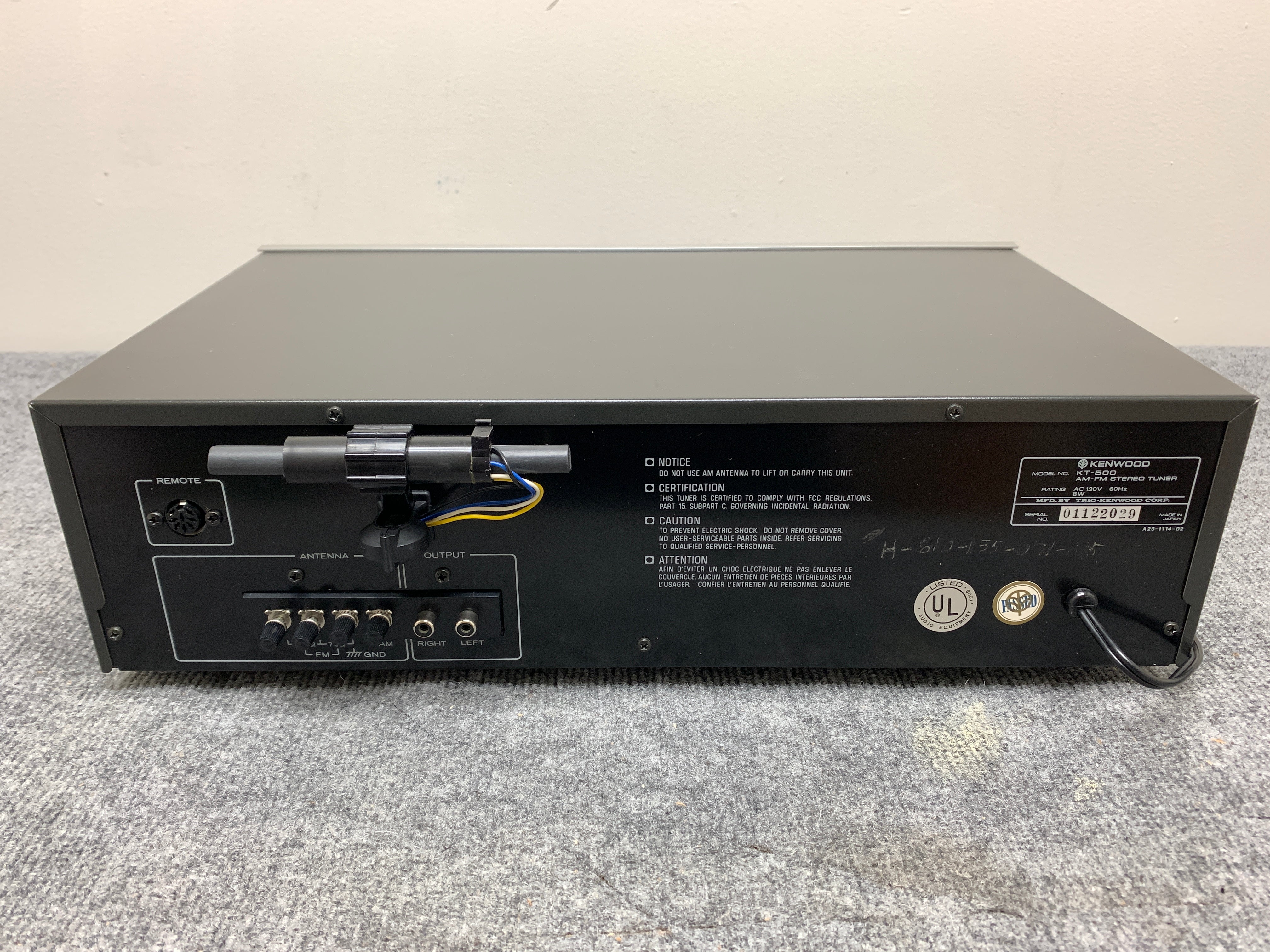 Kenwood KT-500 Stereo Tuner * Box – The Turntable Store