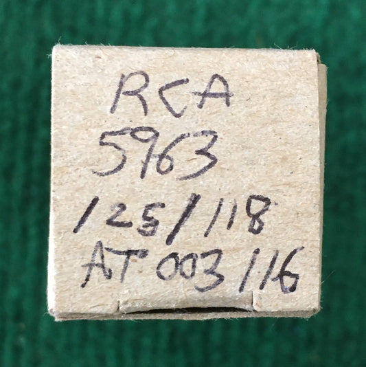 RCA * 5963 Tube * Tested 125/118