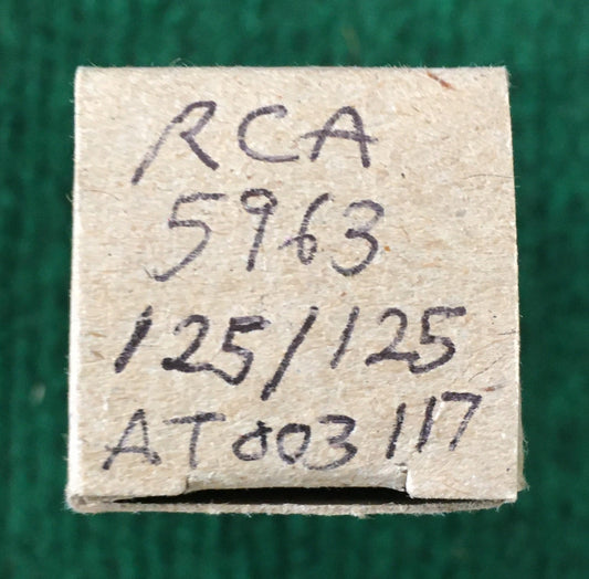 RCA * 5963 Tube * Tested 125/125