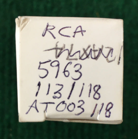 RCA * 5963 Tube * Tested 113/118