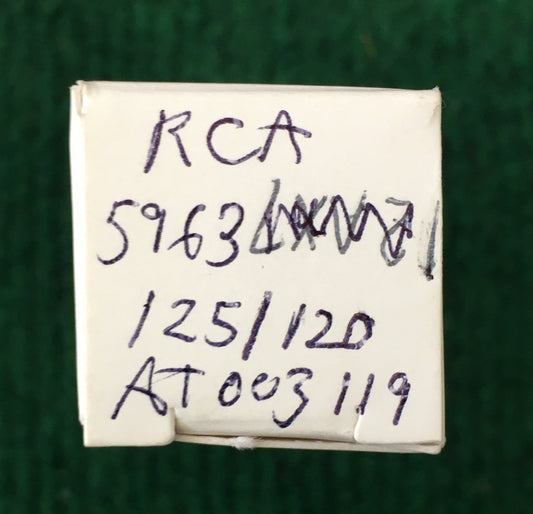 RCA * 5963 Tube * Tested 125/120