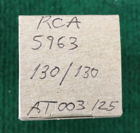 RCA * 5963 Tube * Tested 130/130