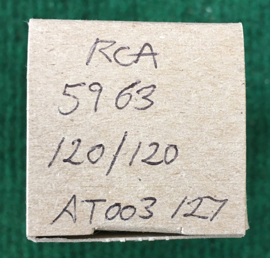 RCA * 5963 Tube * Tested 120/120