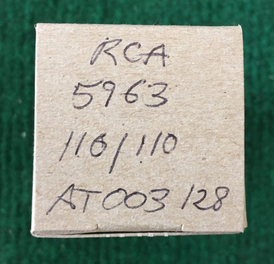 RCA * 5963 Tube * Tested 110/110