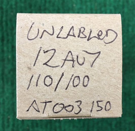 Unlabled * 12AU7 Tube * Tested 110/100