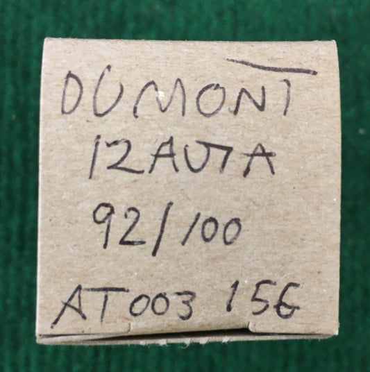 Dumont * 12AU7A Tube * Tested 92/100