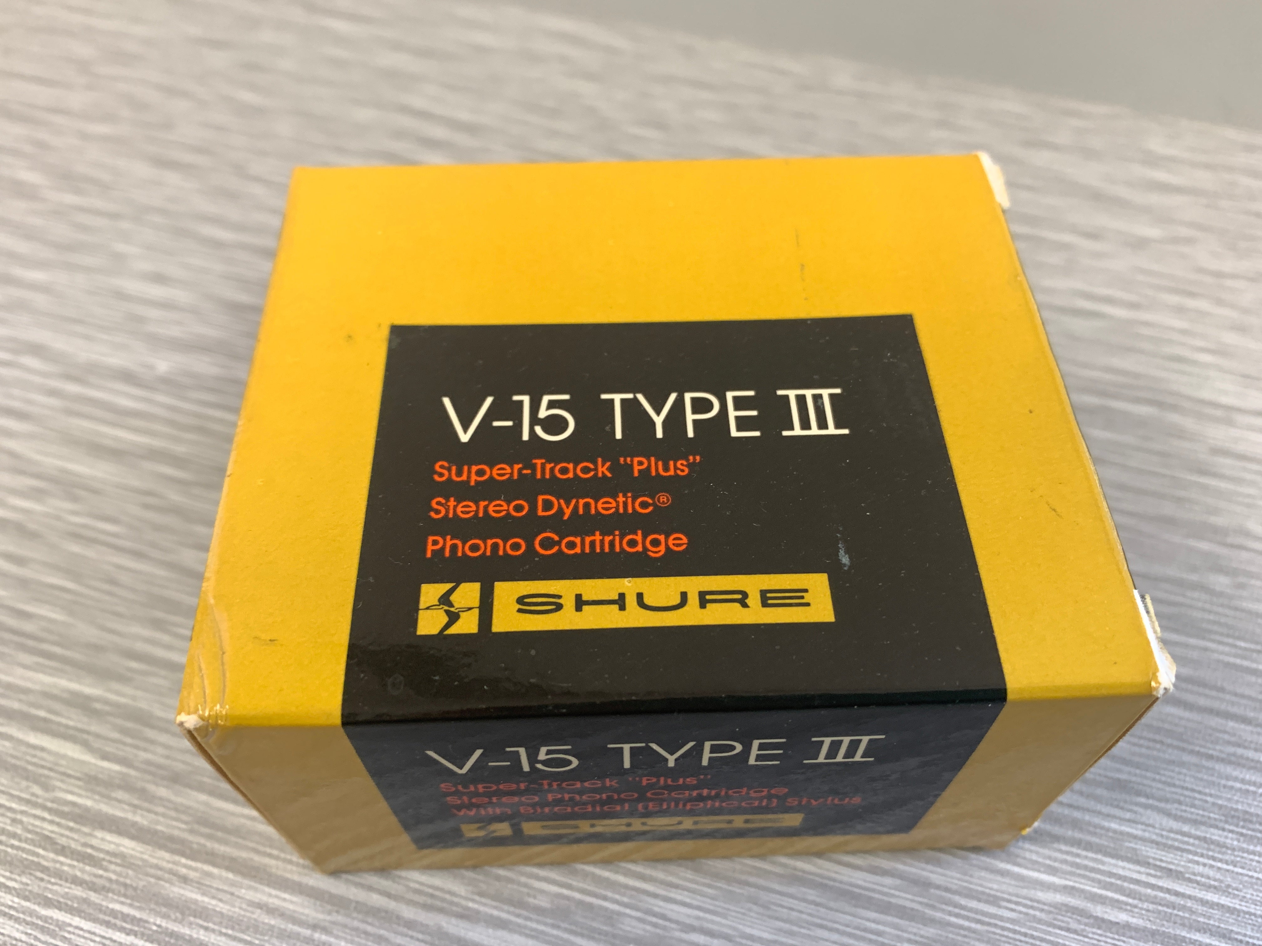Shure V15 Type III Phono Cartridge * Original Box * Very Low Use